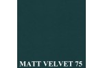 látka Velvet Matt 75 zelenomodrá